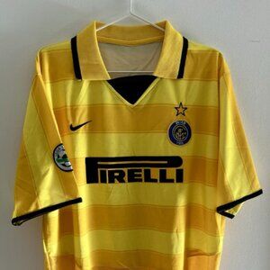 Inter Milan 2003-04 Away Football Soccer Jersey Nike Sz L